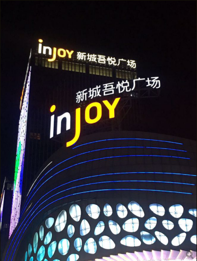 新城吾悦广场大型导视导向牌